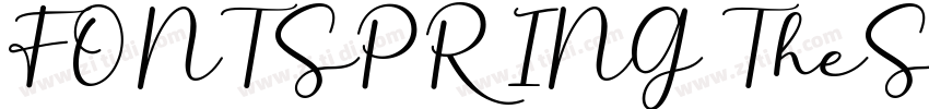 FONTSPRING TheSeason字体转换